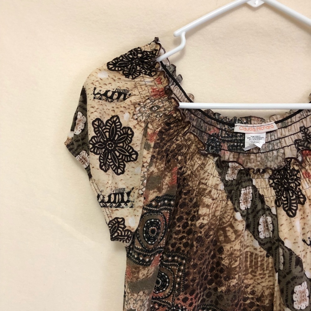 Beautiful Brown Blouse